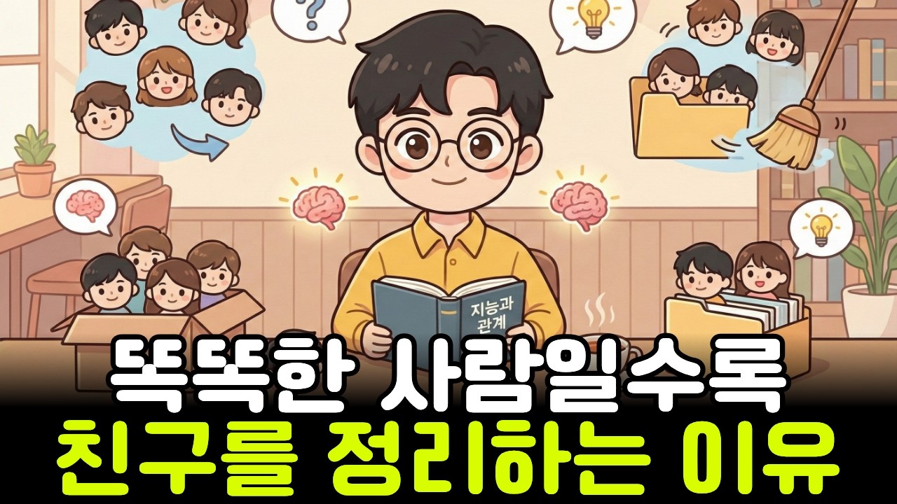 똑똑한 사람들이 조용히 인맥을 정리하는 이유 (우아하게 거리두는 법)