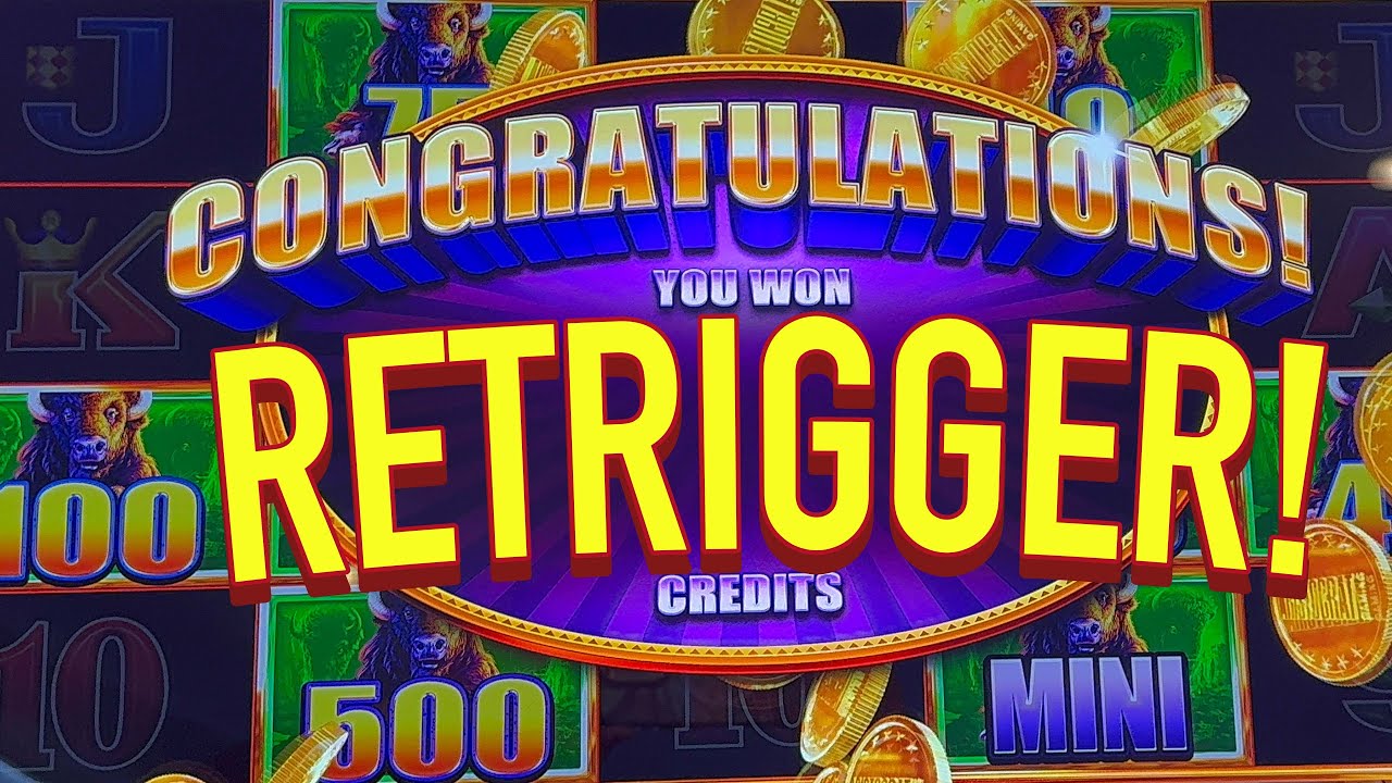 RETRIGGER AFTER RETRIGGER ON BUFFALO ULTIMATE STAMPEDE!!
