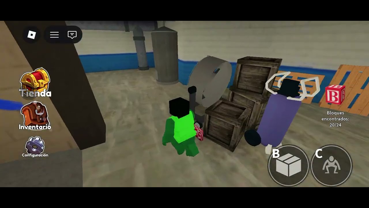 Jugando raimbow Friends 