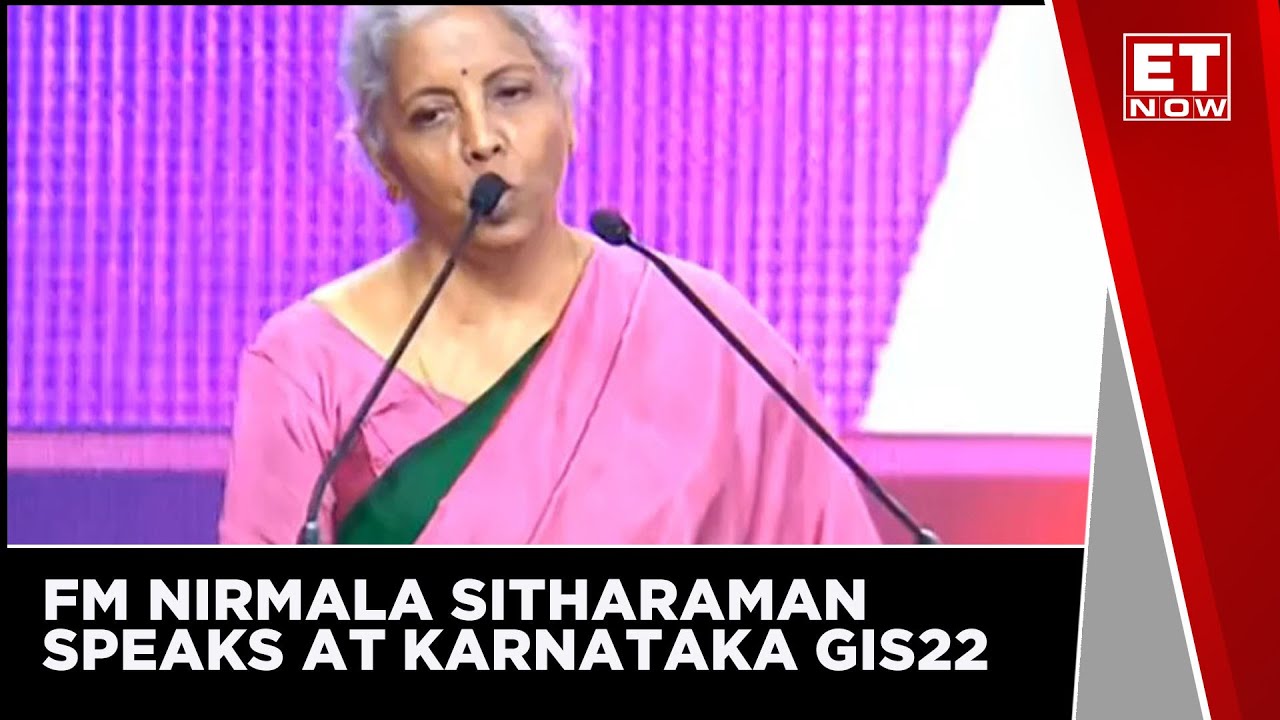 FM Nirmala Sitharaman Speaks At Karnataka Global Investors Summit | English News | Latest Update