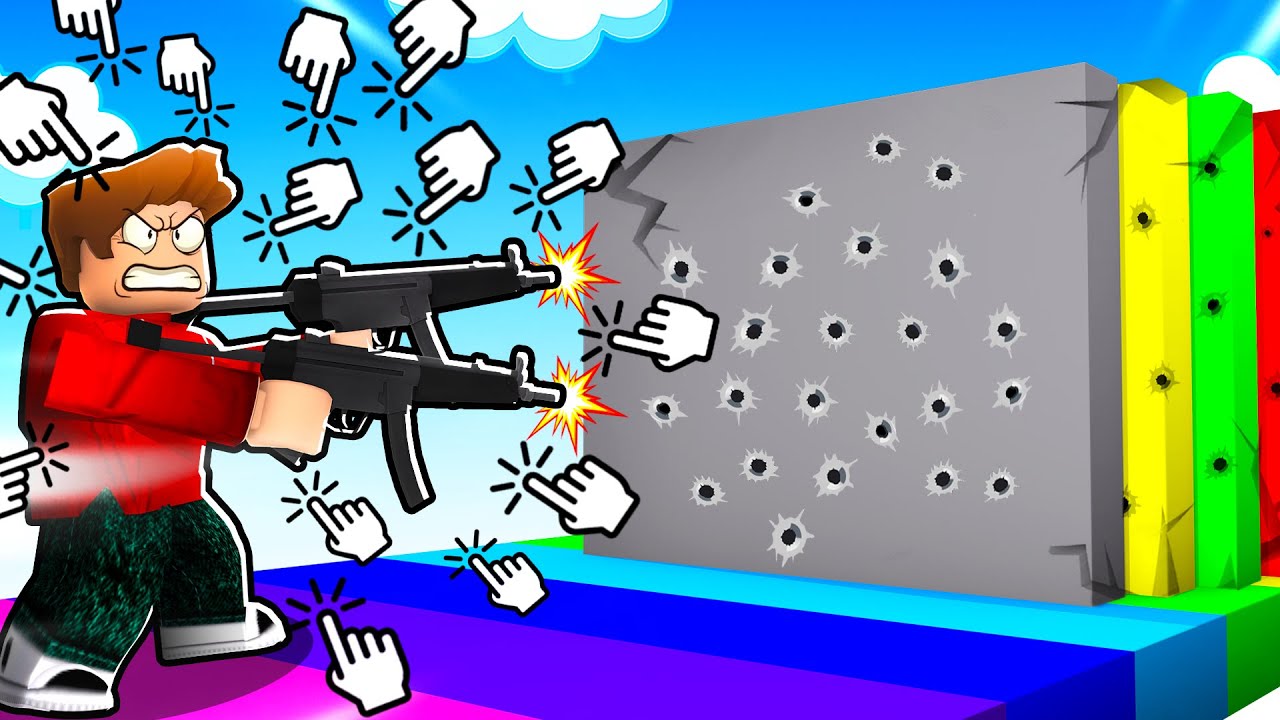 ROBLOX BUT CHOP USES GUNS TO DESTROY THE ENTIRE LOBBY