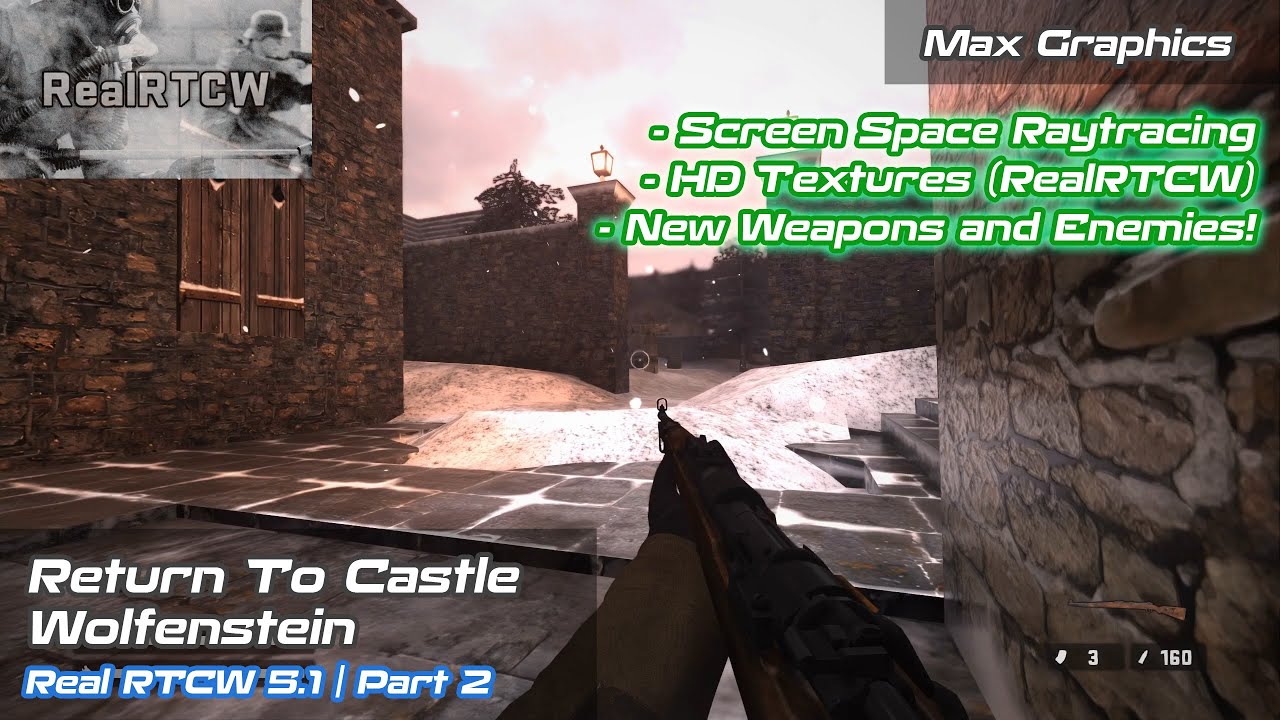 Return To Castle Wolfenstein | Screen Space Raytracing + Real RTCW | Max Graphics | Part 2