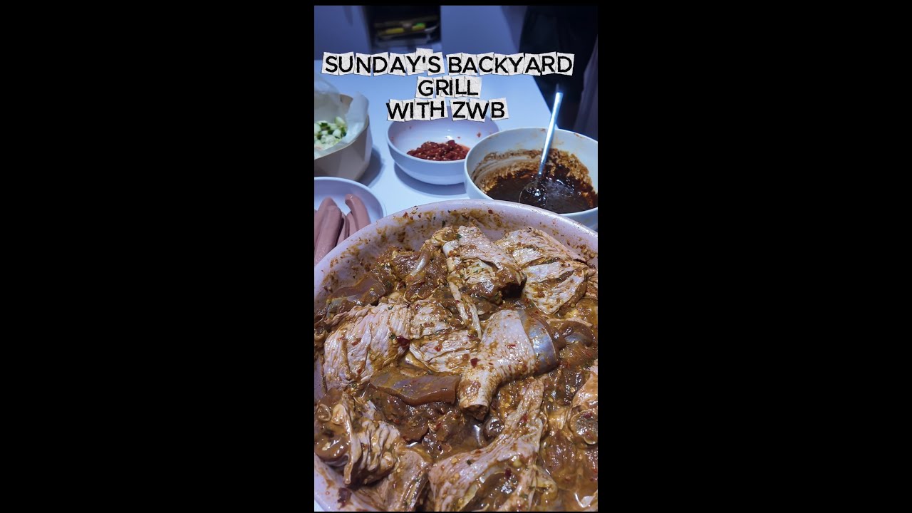 SUNDAY'S BACKYARD GRILL WITH ZWB EP:1