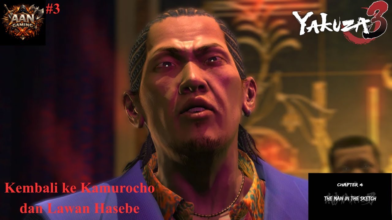 Kembali ke Kamurocho dan Lawan Hasebe Yakuza 3 Remastered PC Hard Mode #3