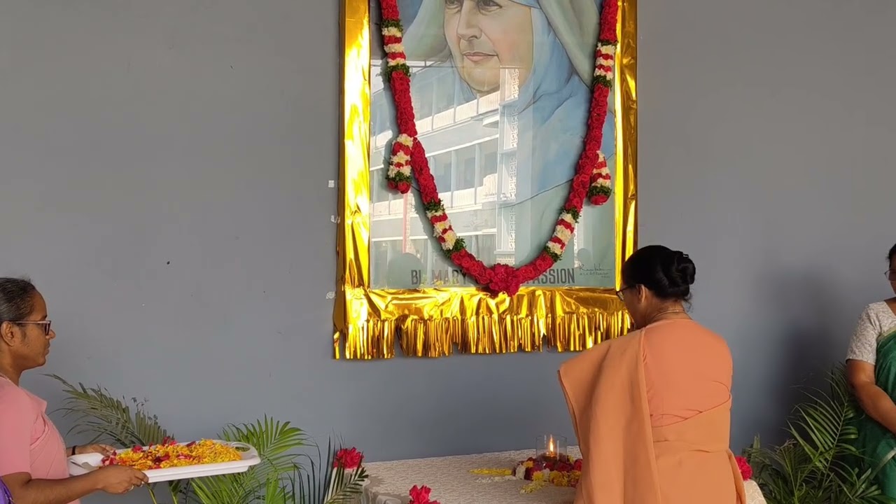 Feast of Bl. Mary of the Passion at Maris Stella College, Vijayawada 