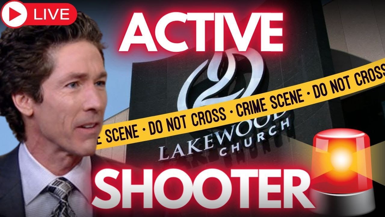 LIVE. Lakewood Church SHOOTING. Joel Osteen. Houston Texas.