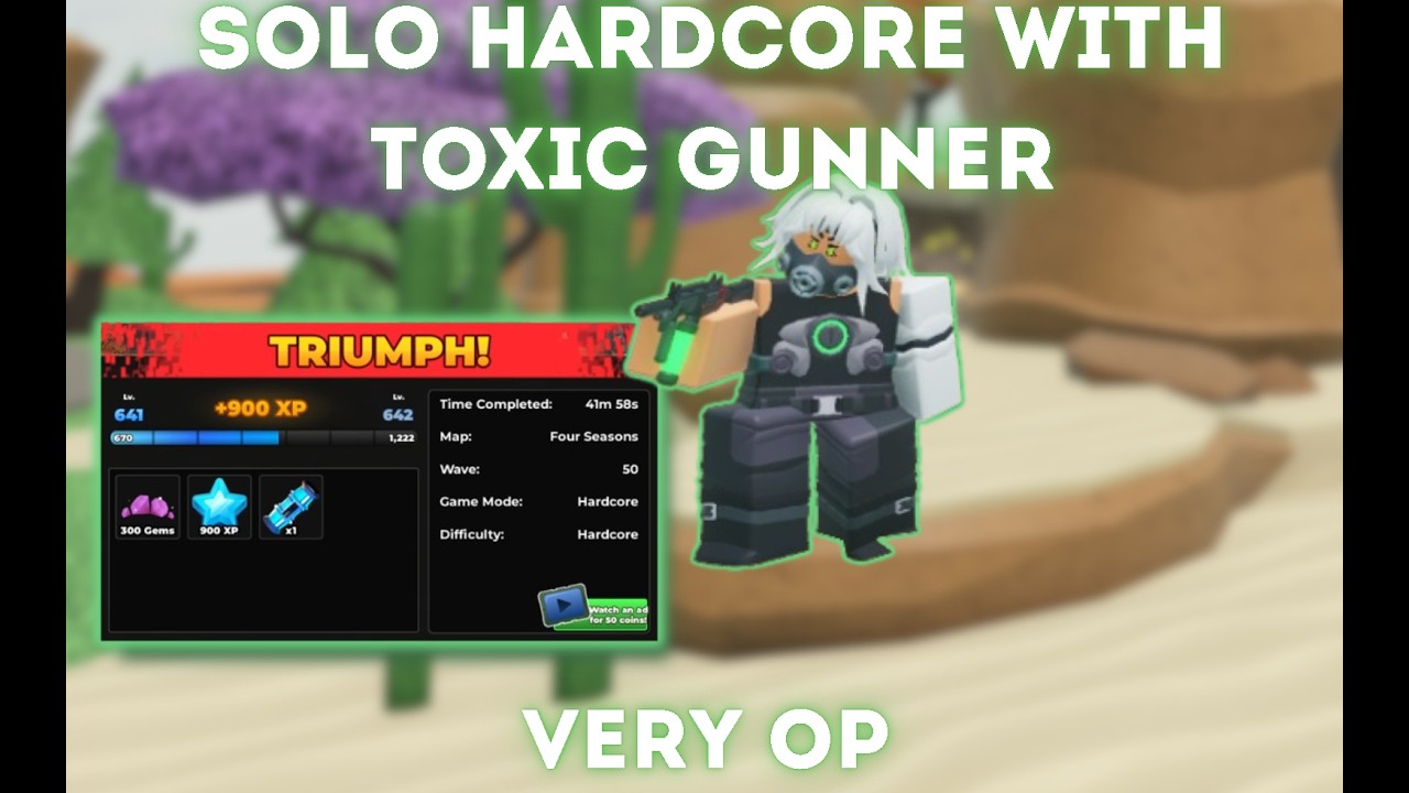 solo hardcore with toxic gunner