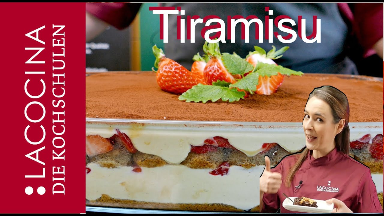 Leckeres Tiramisu mit Erdbeeren selber machen | Rezept der La Cocina Kochschulen