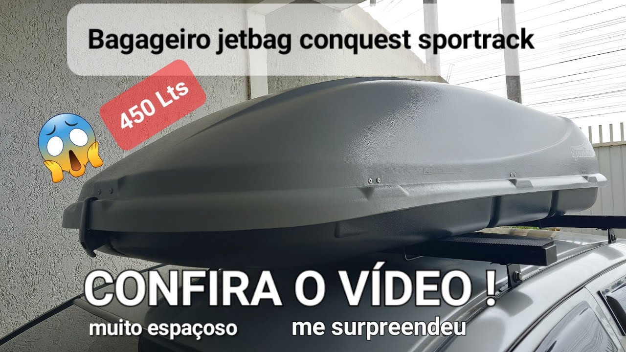 TUDO SOBRE O BAGAGEIRO JETBAG CONQUEST SPORTRACK. #bagageiro #thule #dicas #viagem #acessorios