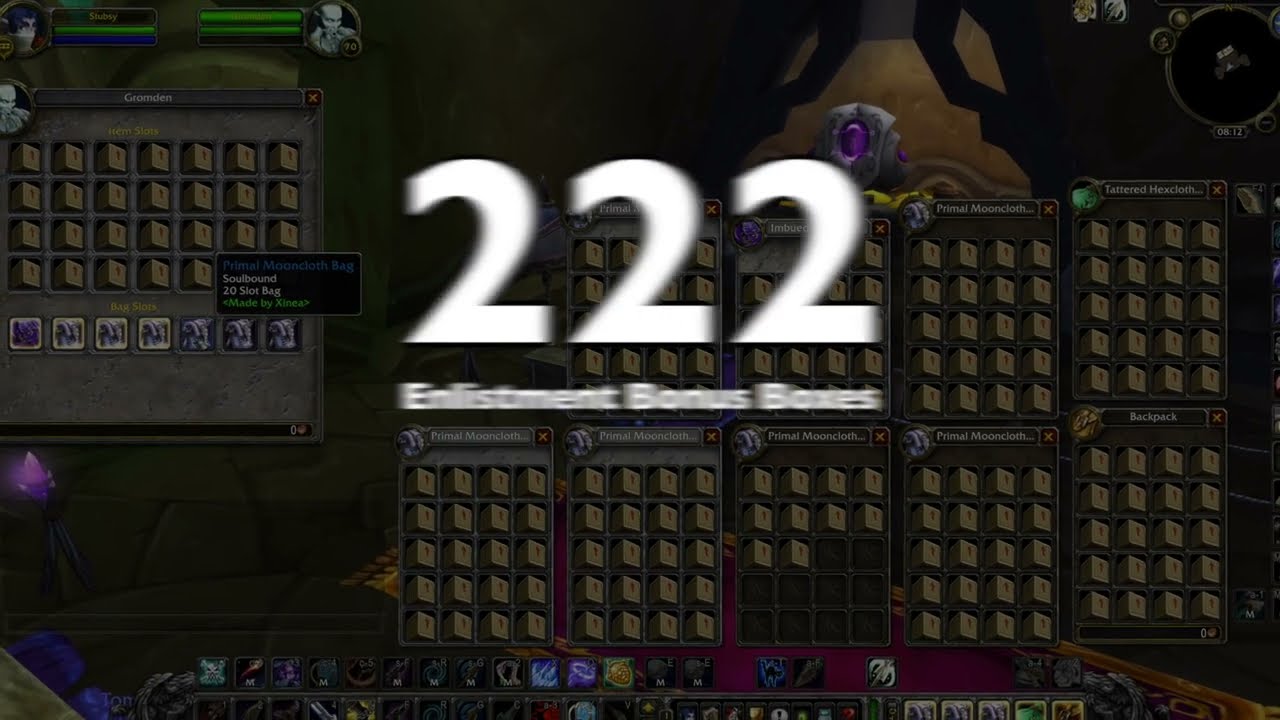 I opened 222 Enlistment Bonus Boxes (TBC)