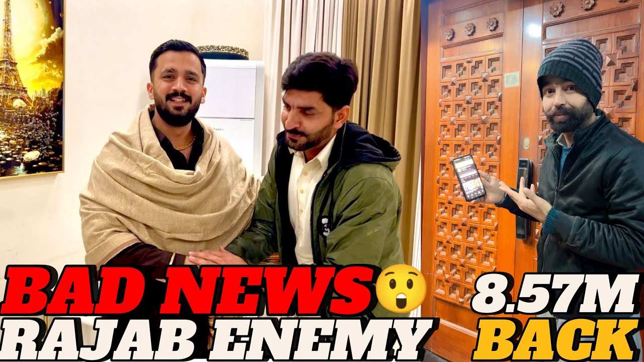 BAD NEWS 🥲AUNTY RAJAB FAMILY😝5.57 MILLION SUBSCRIBERS BACK😌
