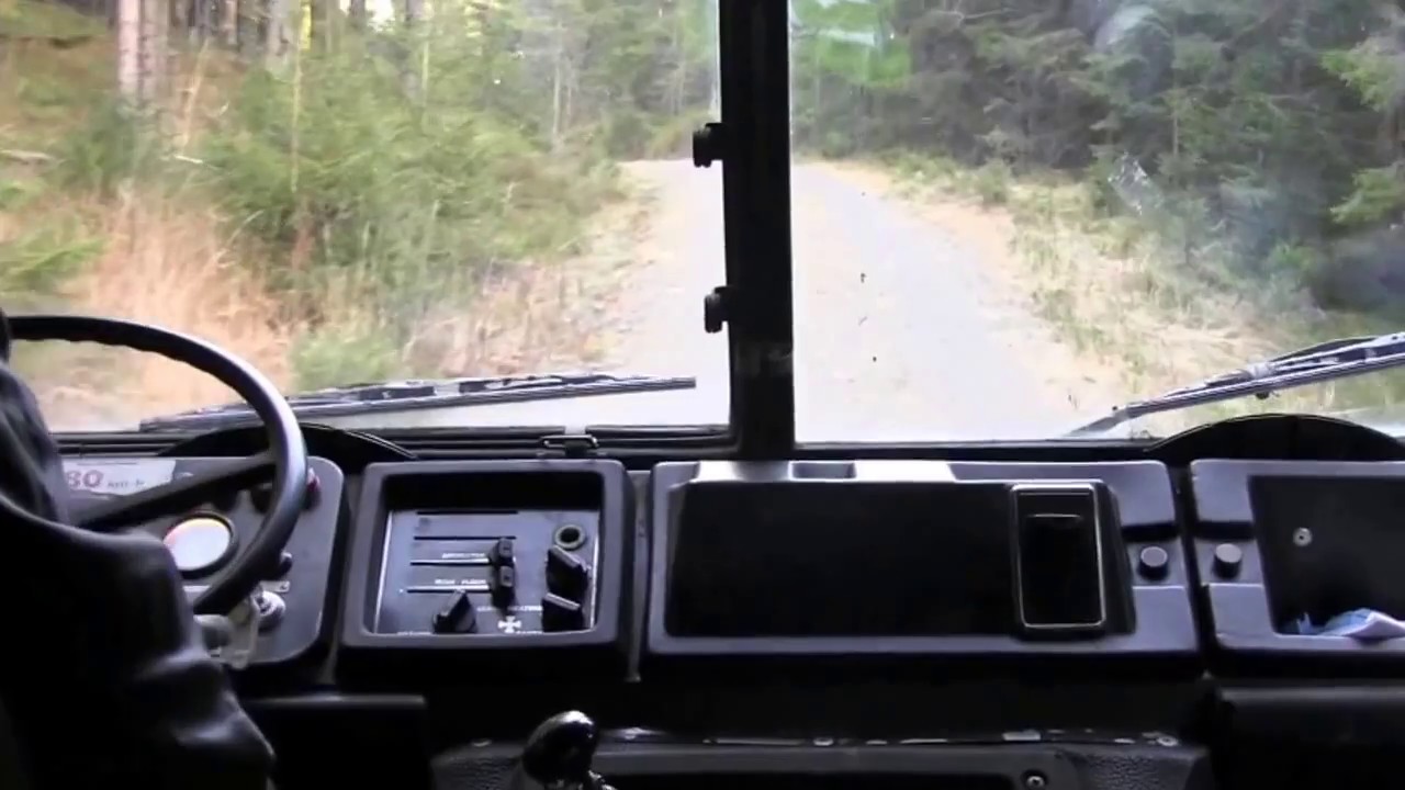 Driving Volvo TGB13, 6x6