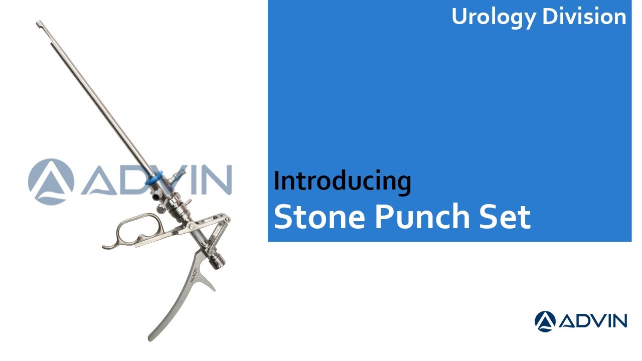 Stone Punch Set | Bladder Stone Punch Set | Stone Punch Instrument | Lithotrite Set