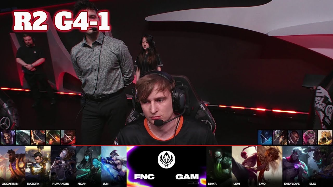 FNC vs GAM - Game 1 | Round 2 LoL MSI 2024 Play-In Stage | Fnatic vs GAM Esports G1 full game