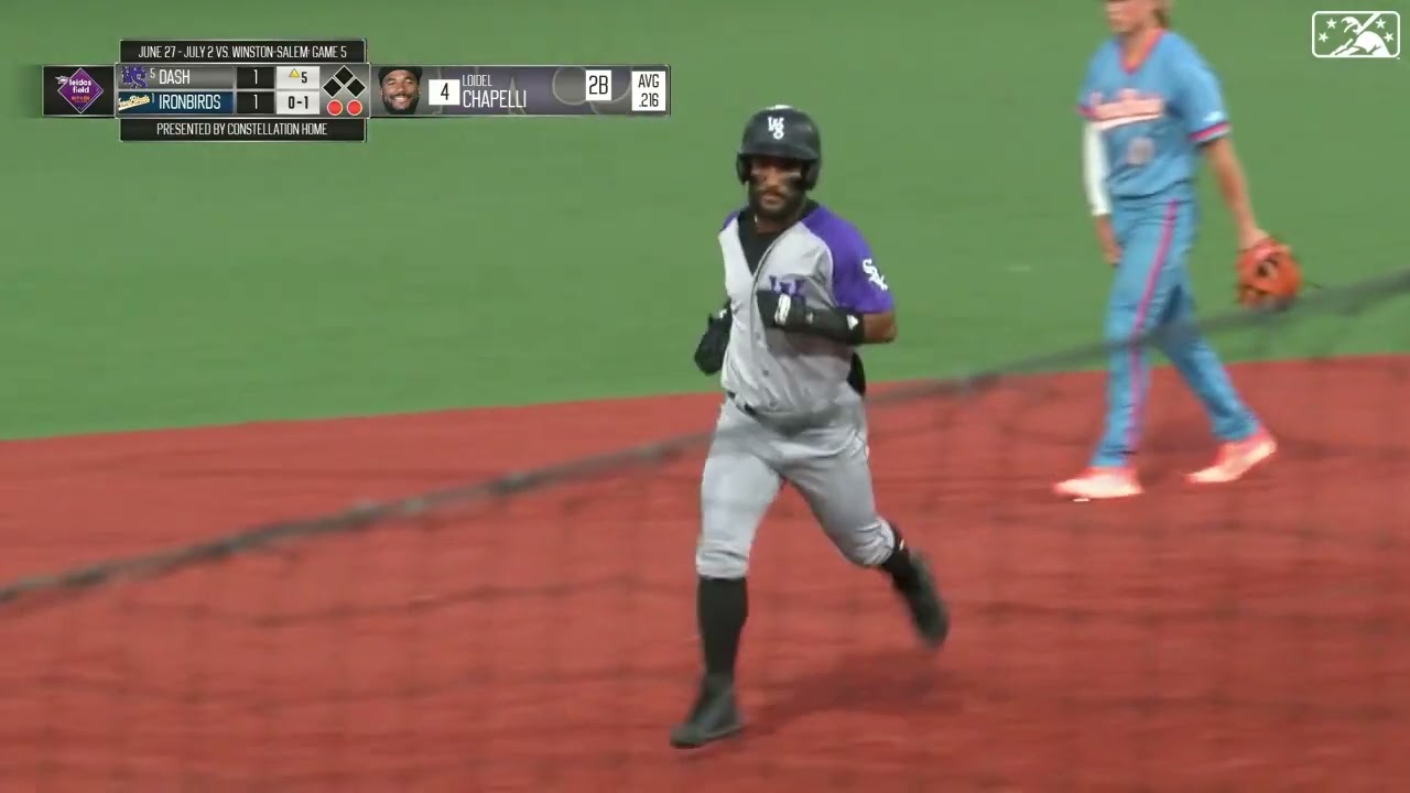 Loidel Chapelli SMACKS a Solo Home Run! | Chicago White Sox Prospect | 7/1/2023