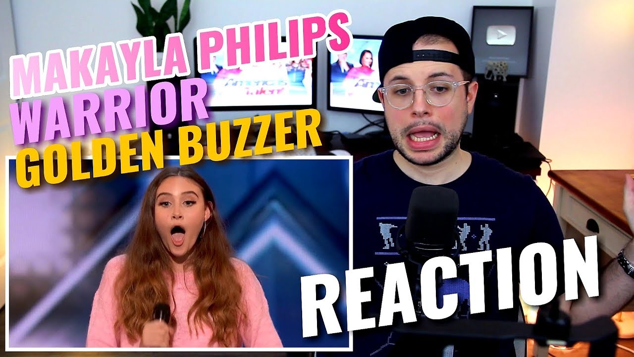 Makayla Phillips - Warrior | Golden Buzzer | America's Got Talent 2018 | REACTION