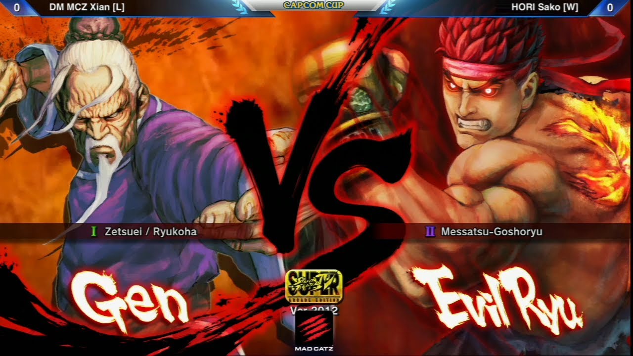 Xian (Gen) vs Sako  (Evil Ryu) - Capcom Cup 2013 SSF4: AE Ver. 2012 Grand Finals