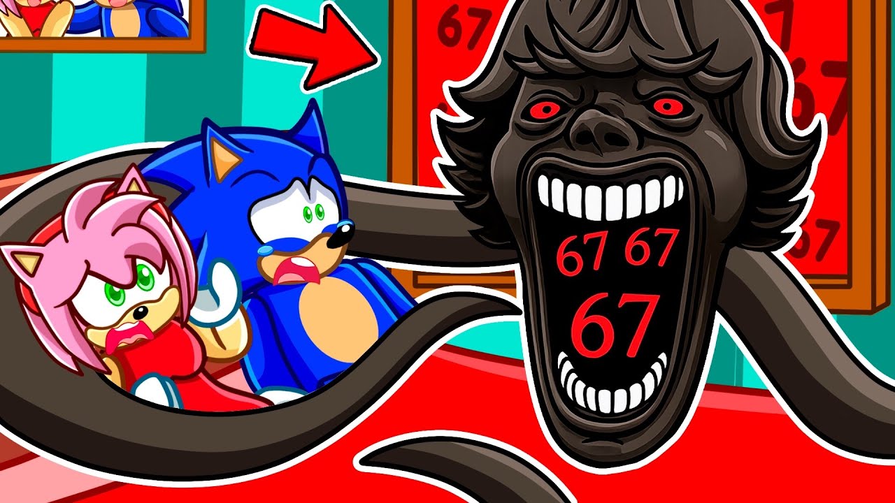 The 67 Kid CURSES Sonic & Amy in Roblox!