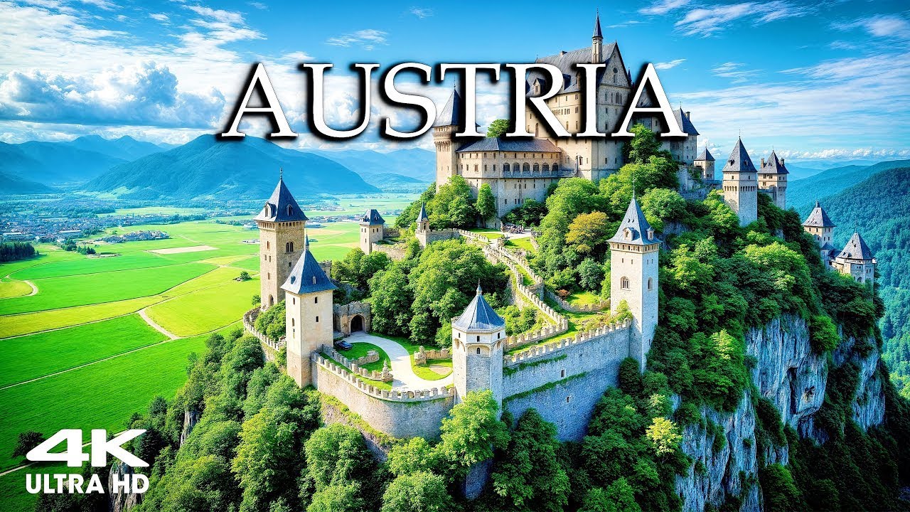 AUSTRIA 4K | Explore Majestic Alps, Serene Lakes & Charming Alpine Villages