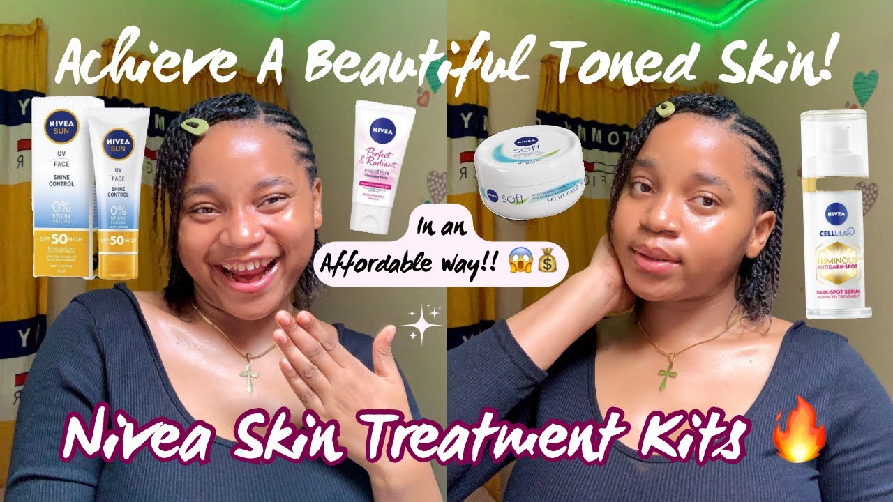 Brighten up your uneven & dull skin using only Nivea skincare products! 💯| Am + Pm Nivea routine