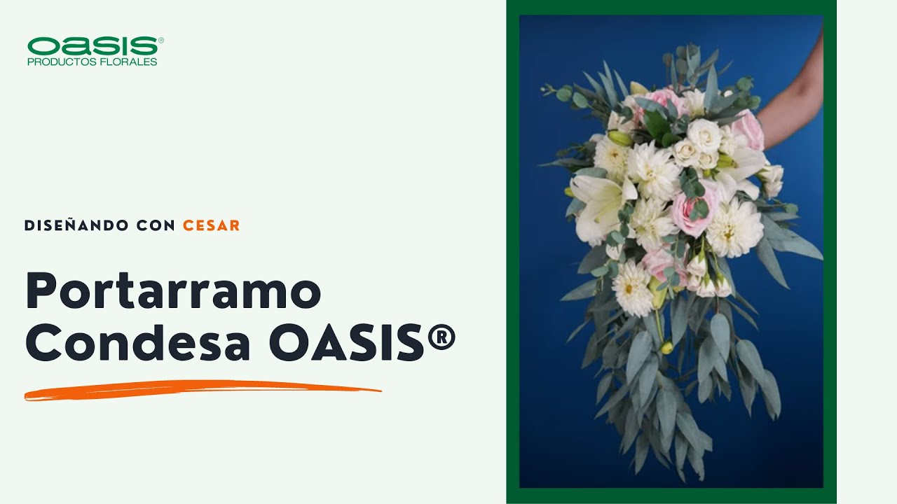 Recetario Floral de OASIS® / Ramo cascada