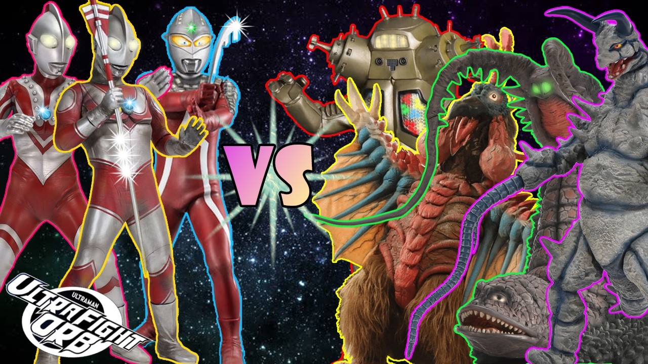 Ultraman Zoffy, Jack & Seven vs King Joe, Birdon, Twin Tail & Gudon