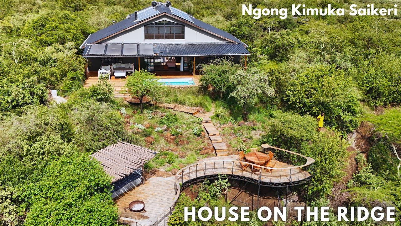 COUPLE BUILDS Ksh 20,000,000 OFF-GRID Mansion With A CLIFFSIDE SWIMMING POOL IN NGONG KIMUKA SAIKERI