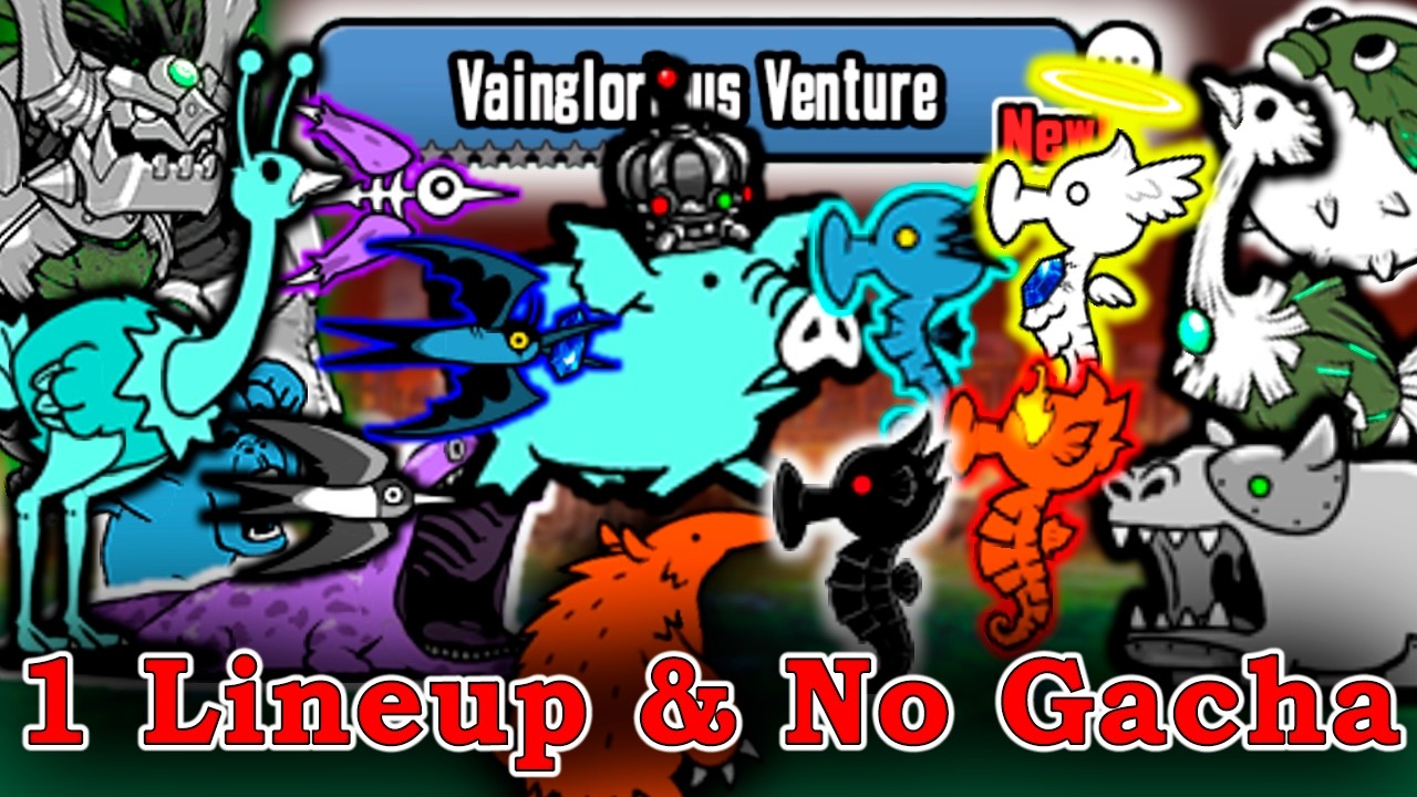1 NO GACHA LINEUP, 1 ZERO LEGENDS CHAPTER - Vainglorious Venture (ZL 27) - Battle Cats