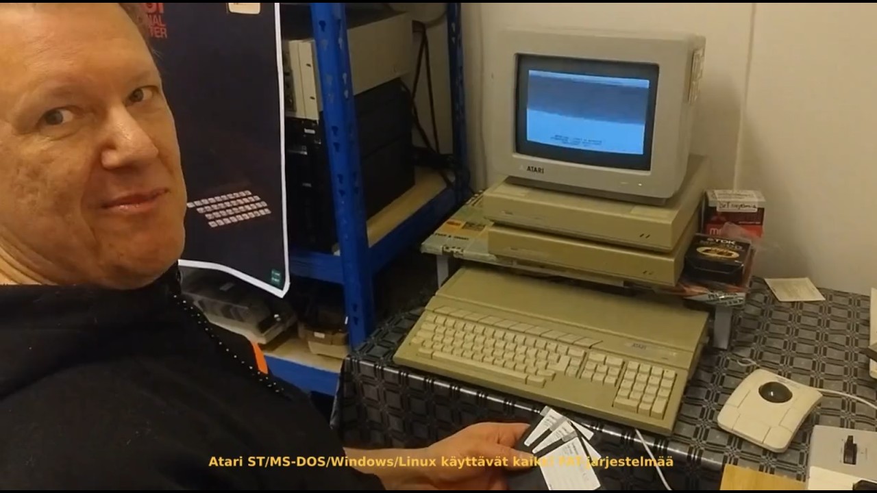 Osa 1: Näin tuunataan Atari ST -tietokonetta Kallion tietokonemuseolla Helsingissä.