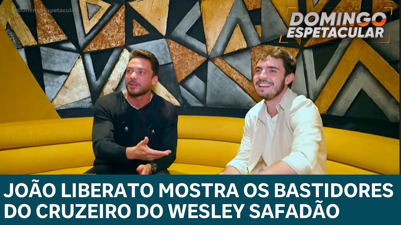 João Liberato no cruzeiro de Wesley Safadão: Filho do Gugu mostra os bastidores