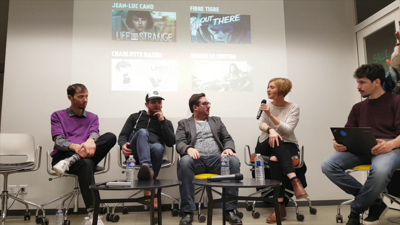 Quand le jeu vidéo raconte une histoire ft Fibre Tigre, JL Cano, Ronan LeBreton, Charlotte Razon p1