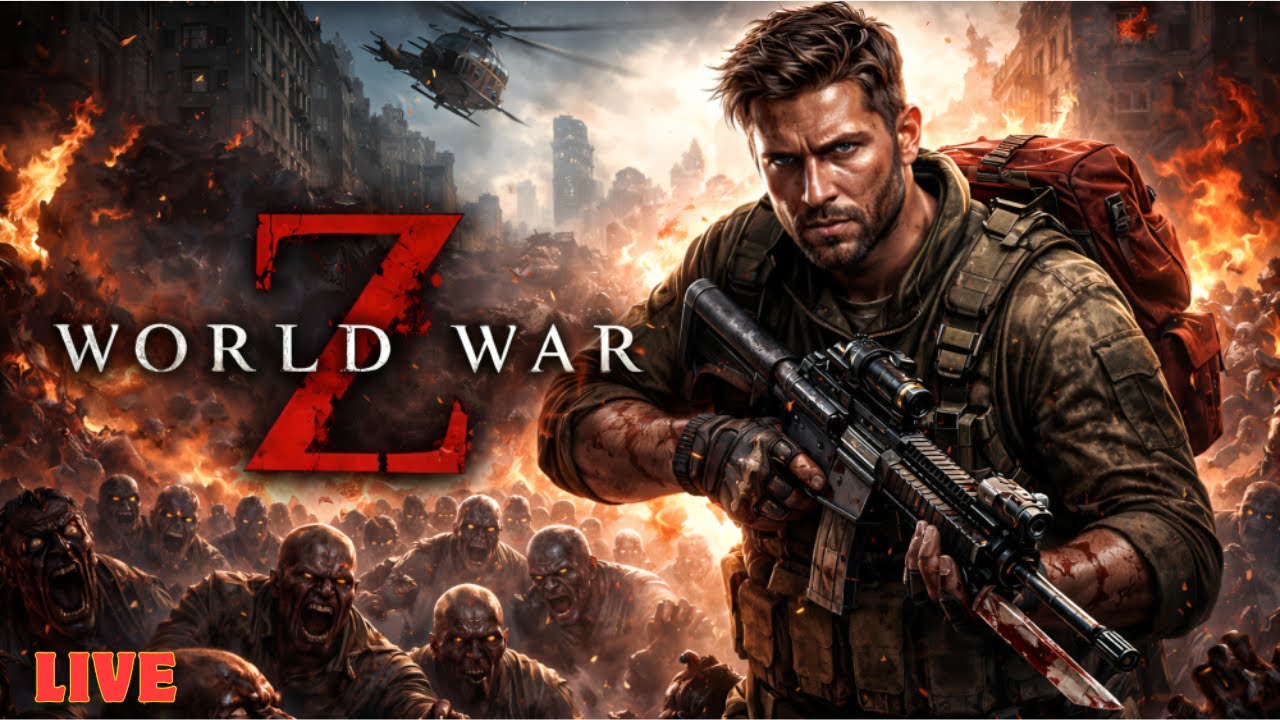 WORLD WAR Z LIVE 🔴 Insane Mode Co-Op | Non-Stop Zombie Hordes  | ROAD TO 1K