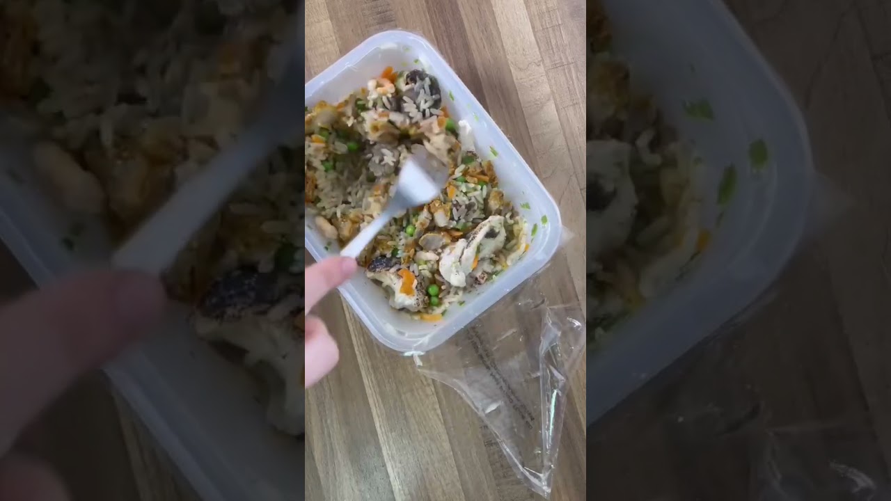 Musclefood Prepped Pots - Special Fried Rice🔊 Sound on for ASMRMacros 👇385 Kcal | 31g P | 7gF