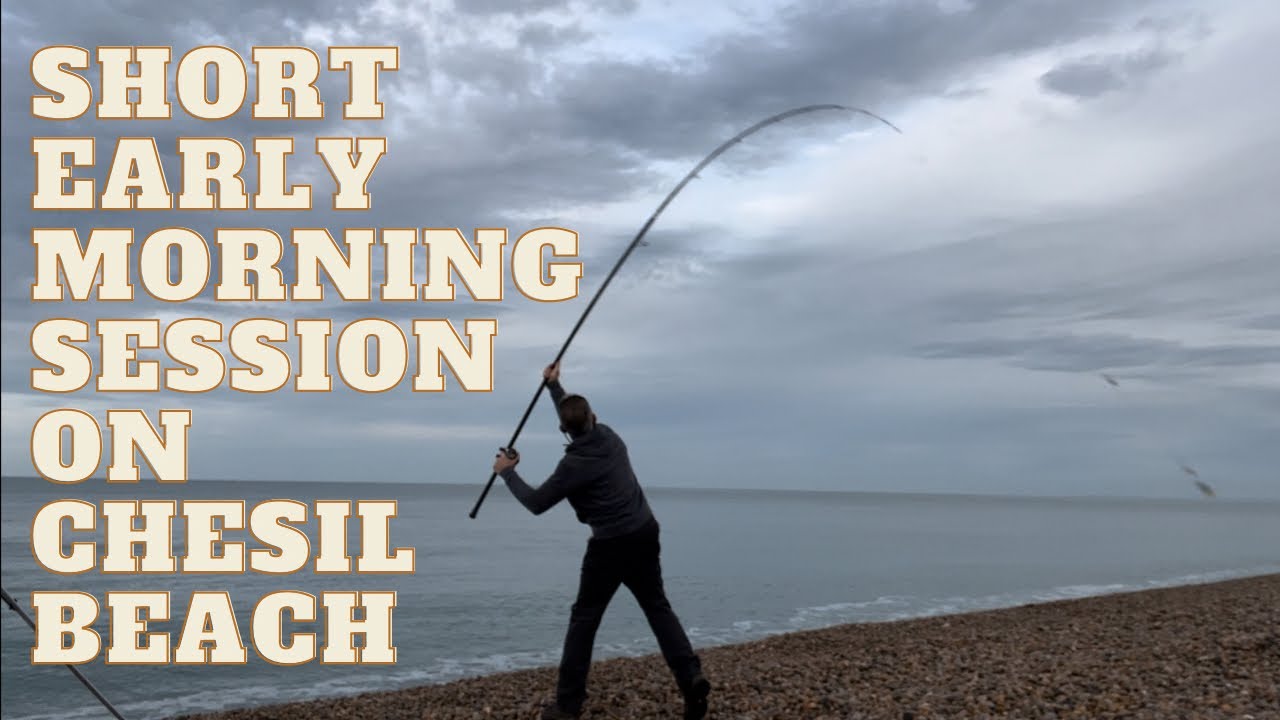 Summer UK Sea fishing on Chesil Beach Dorset, an early morning session with a breakfast cook up