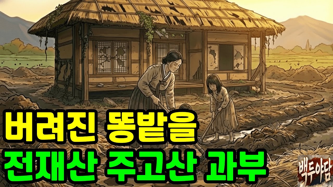 버려진 똥밭을 전재산 주고산 며느리 야담|만담|전설|옛날이야기|사연