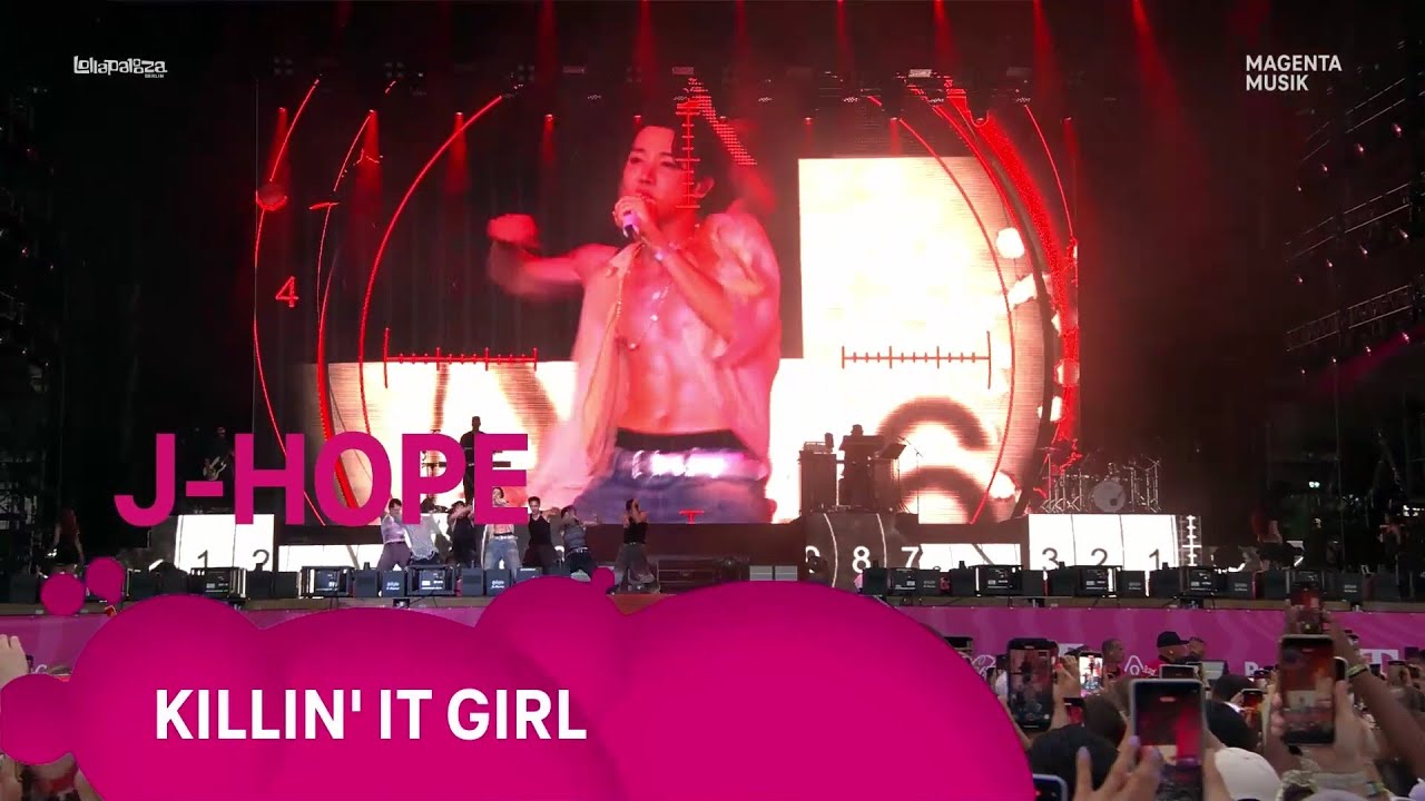 j-hope 'Killin’ It Girl (Solo Version)' @ Lollapalooza Berlin 2025