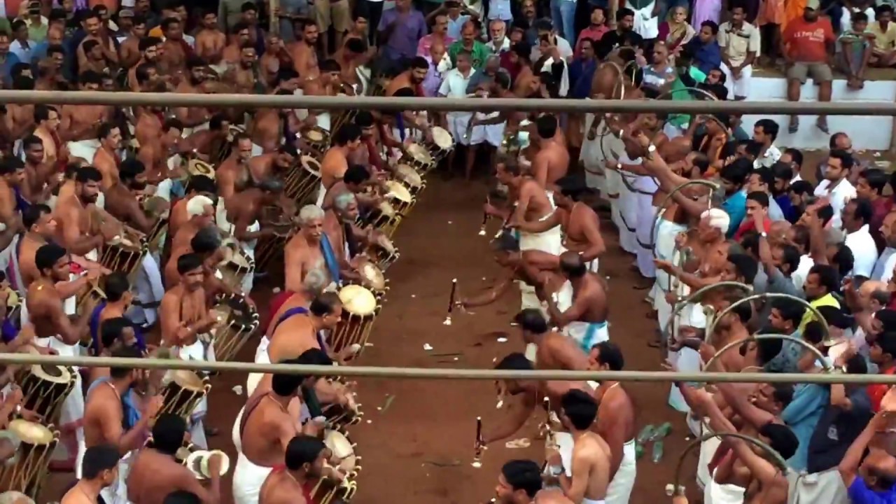 Padmasree Peruvanam Kuttan Maarar Performing Kuttanellur panchari melam - 5th kaalam kalaasam
