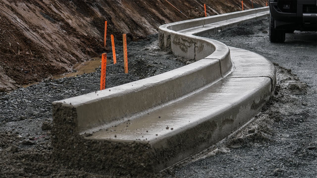What is stringless GPS concrete curbing and how it is done