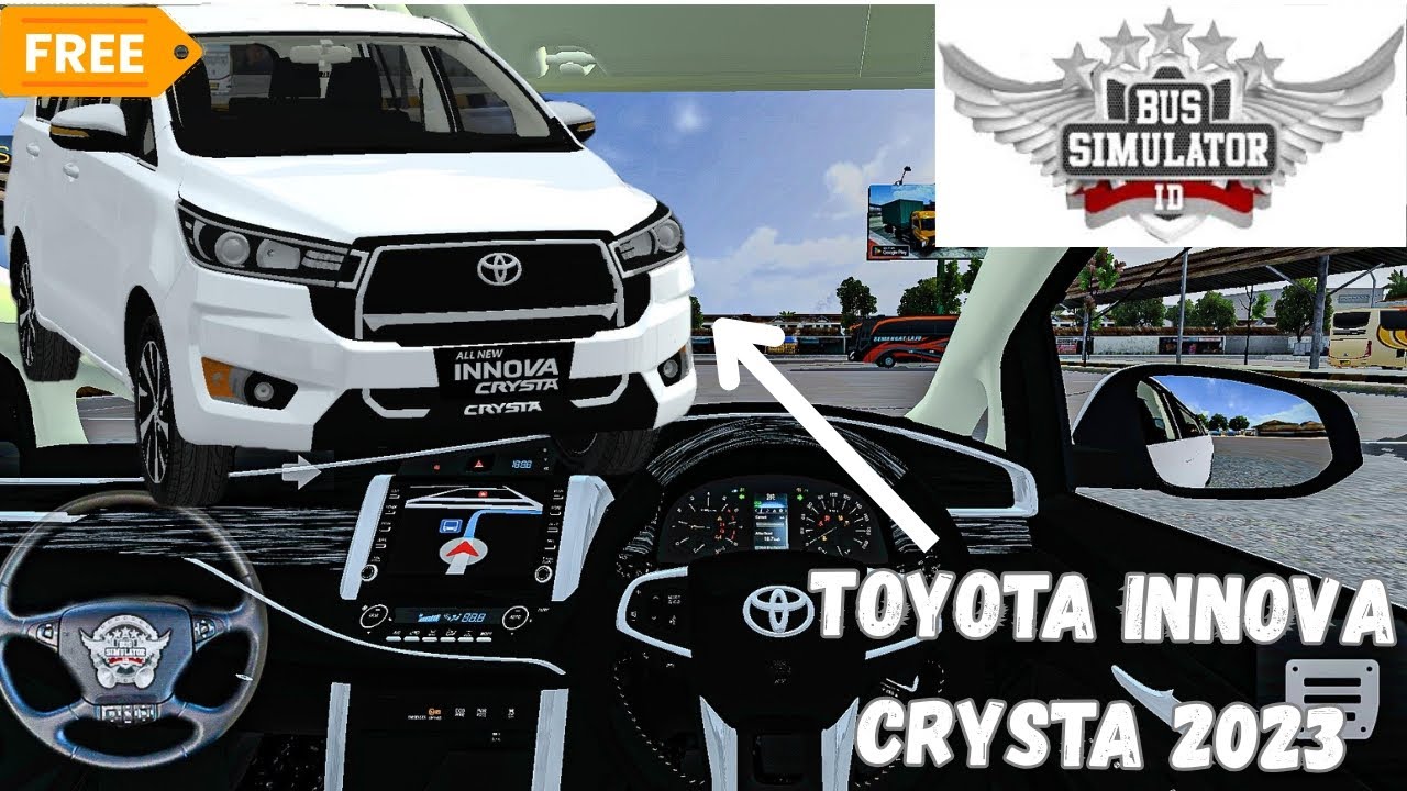 Toyota Innova Crysta 2023 mod for Bus Simulator Indonesia || Gaming World