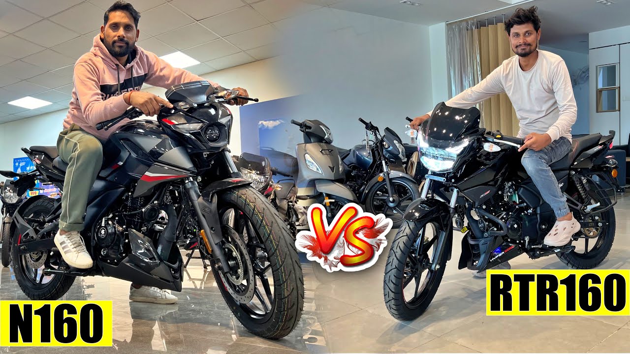 Apache RTR 160 2v 2024 VS Pulsar N160 USD Which Is Best 1600cc Bike In India