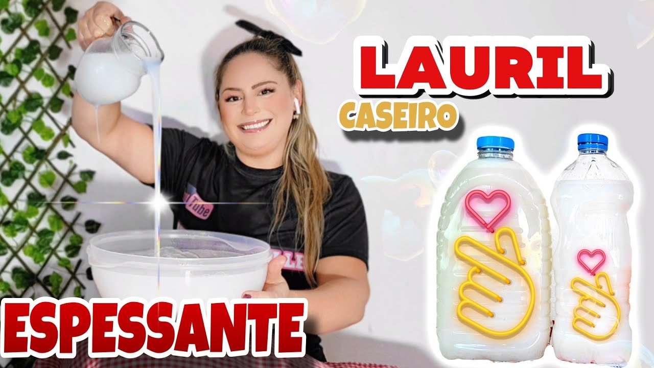Segredo Incrível: Lauril Caseiro e Espessante para Sabões Líquidos Espumantes🫧