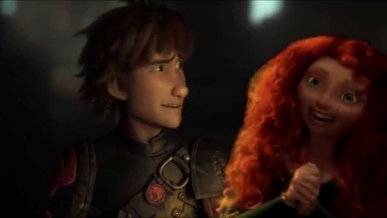 Merida and Hiccup Moments