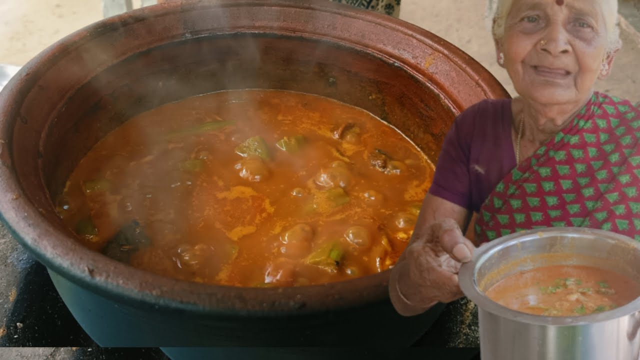 சுவையான திருக்க கருவாட்டு குழம்பு பார்க்கலாம் வாங்க /thirukai karuvaatu kulambu