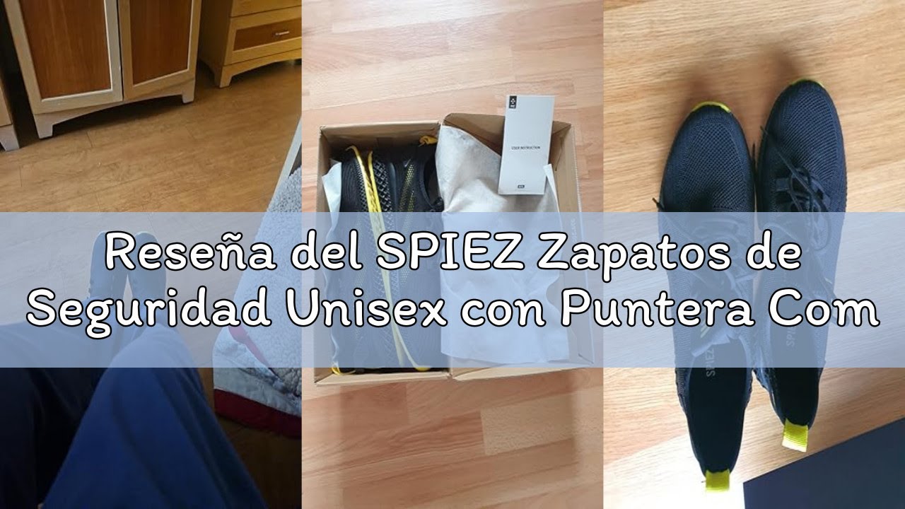 Reseña del SPIEZ Zapatos de Seguridad Unisex con Puntera Compuesta, Comodos Zapatillas de Trabajo a