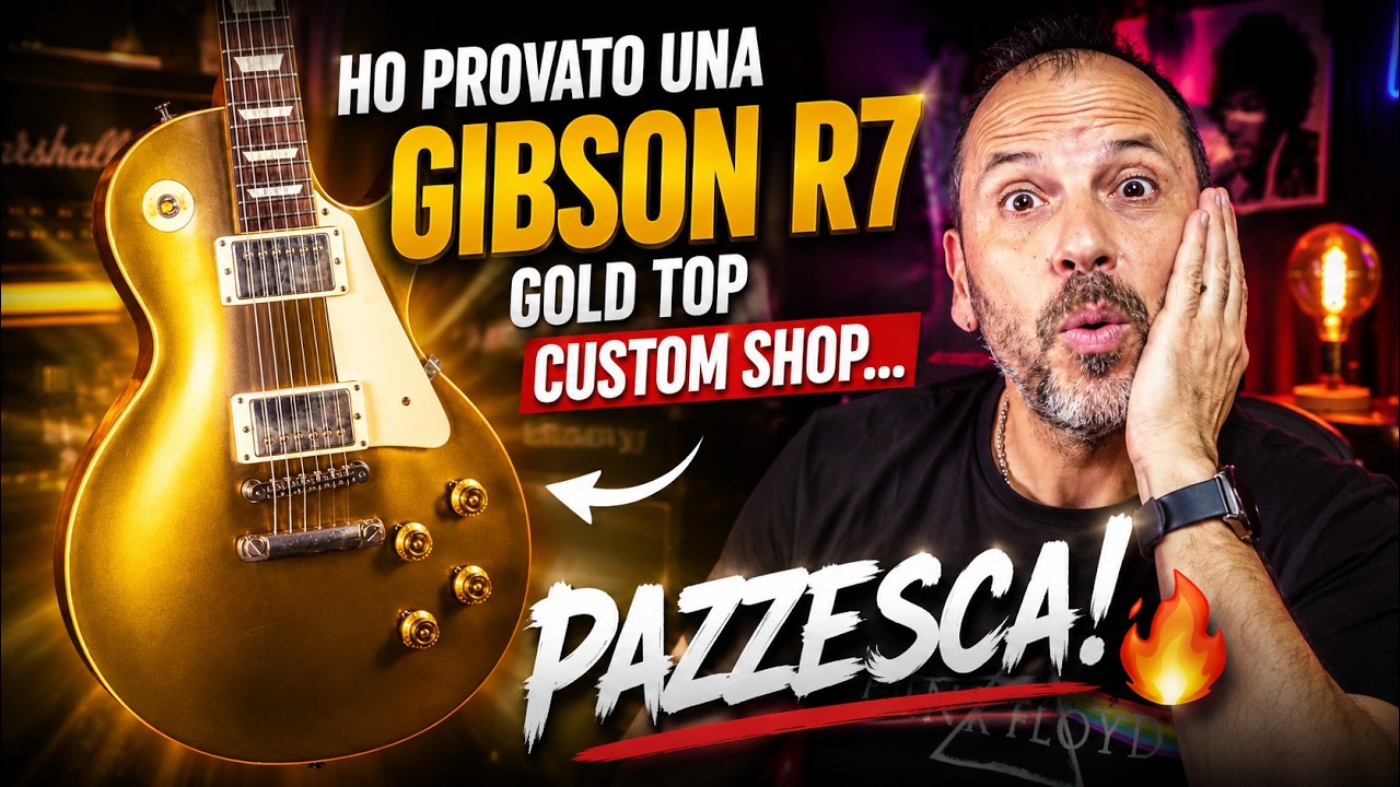 Ho Provato una Gibson R7 Gold Top Custom Shop… ed è PAZZESCA! 🔥