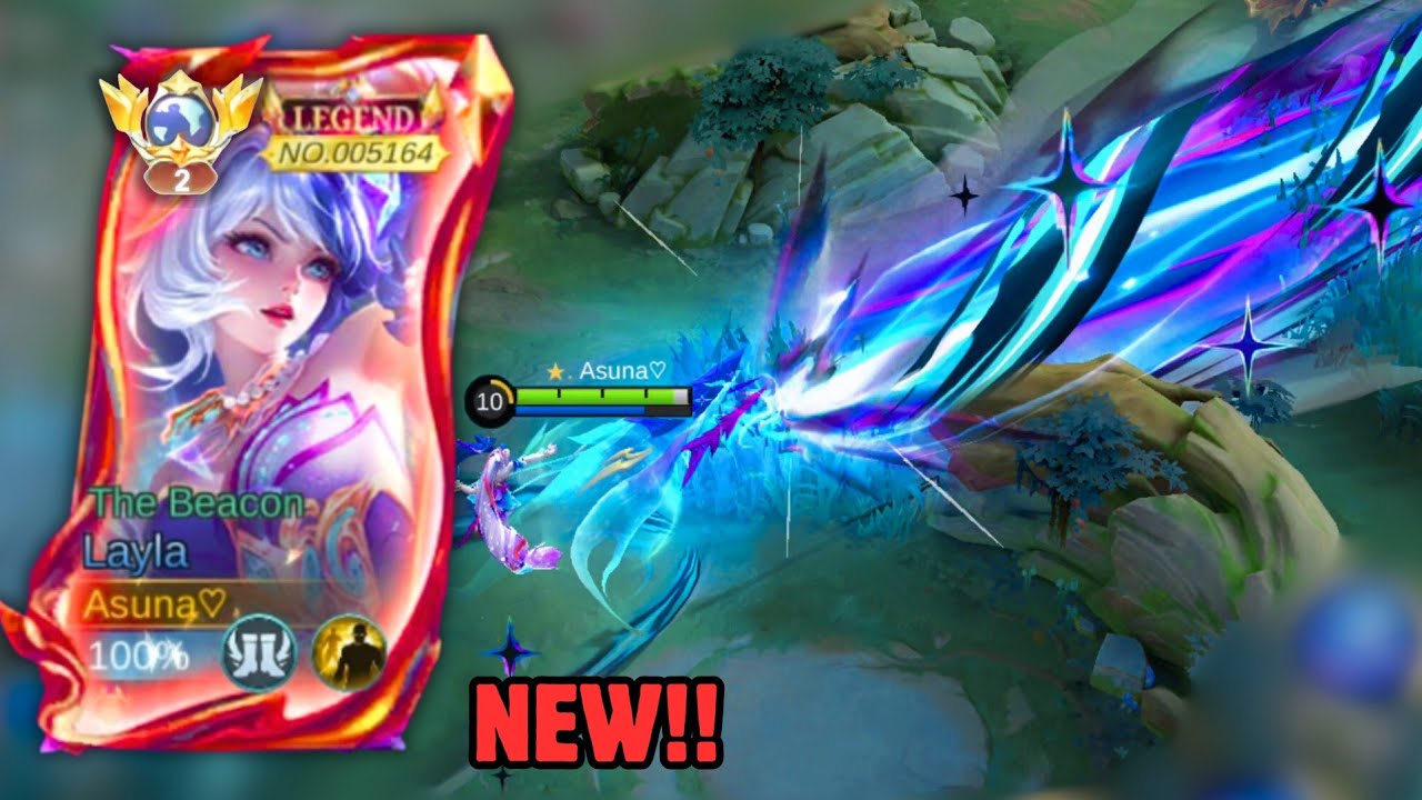 Finally!! Layla Legend Nexus Sea Skin Gameplay IS HERE!! Mobile Legends 
