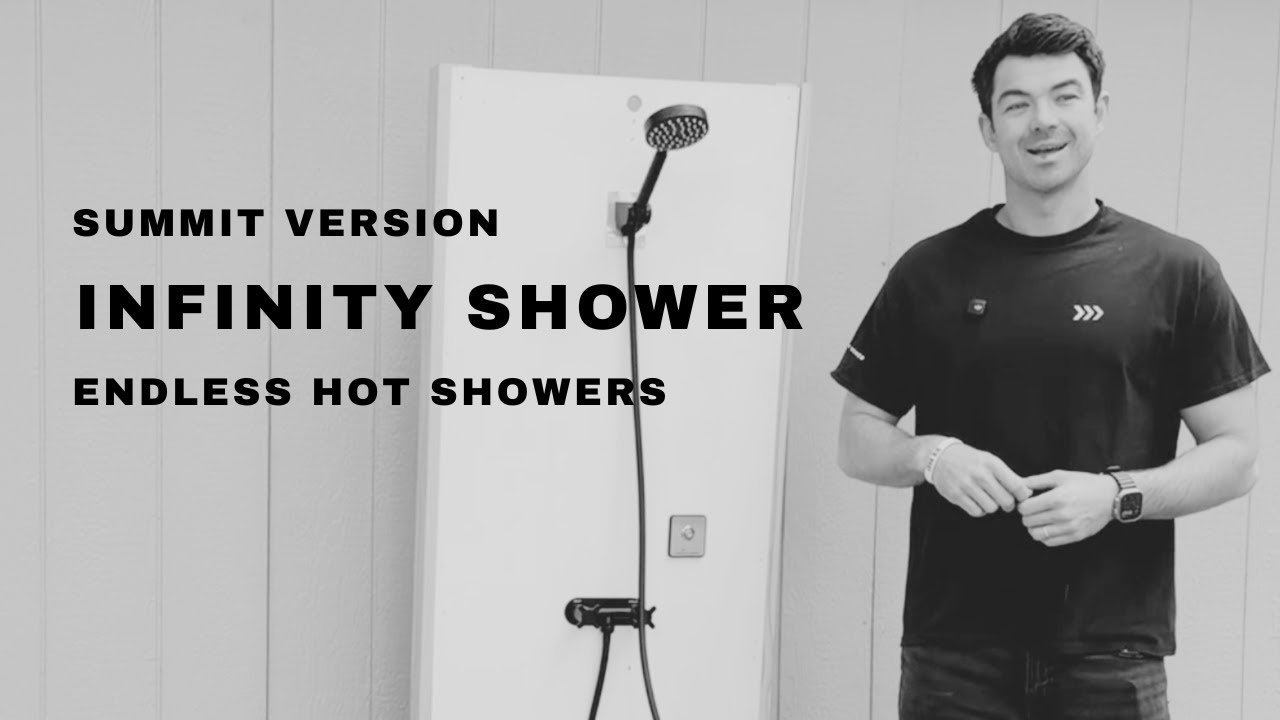 Recirculating Shower for Vans | Infinity Shower Summit Version | One Button, Endless Hot Showers