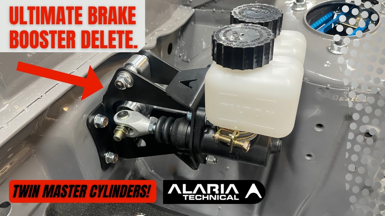 How To:  ALARIA Tech Dual Master Cylinder Booster Delete Install