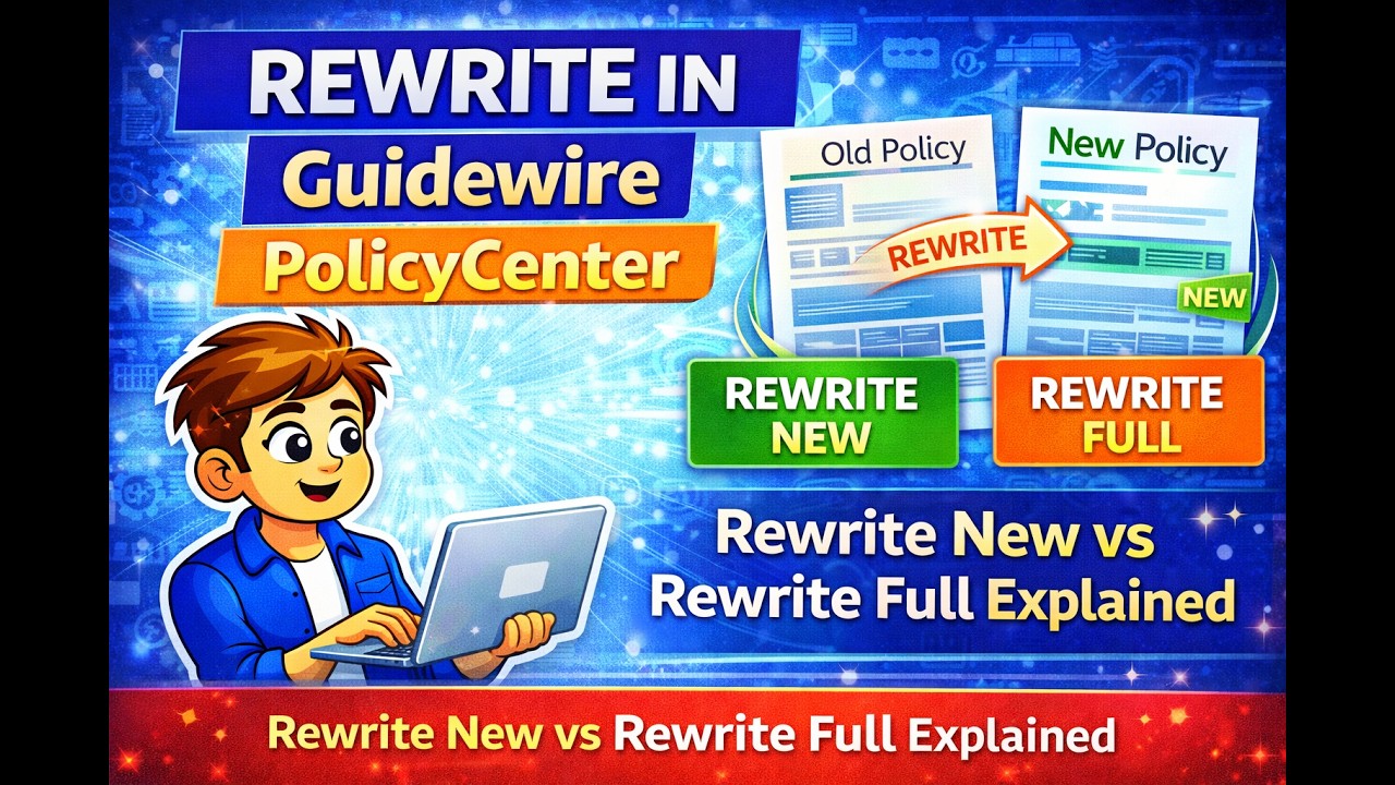 Rewrite в Guidewire PolicyCenter | Разбор Rewrite New и Rewrite Full