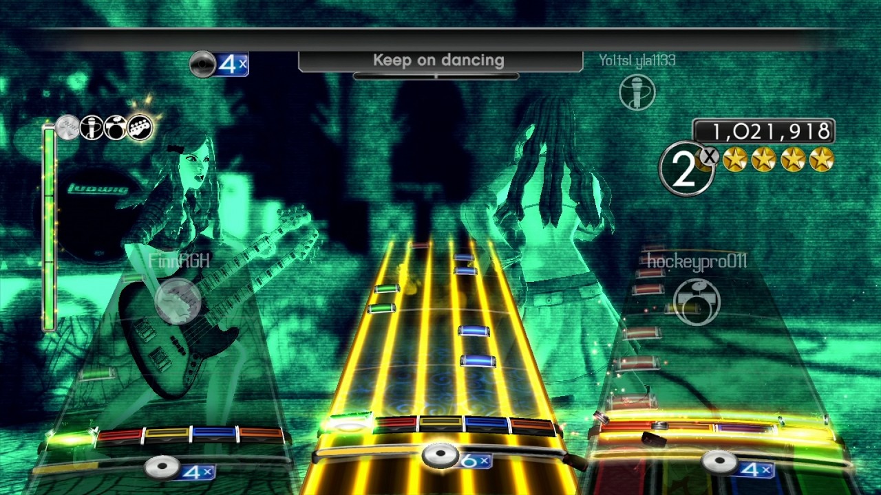Hella Good - No Doubt Full Band FC (Rock Band 2 DLC) HD Gameplay (Xbox 360)